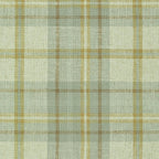 Relaxed Roman Shade in Summer Plaid - Stone