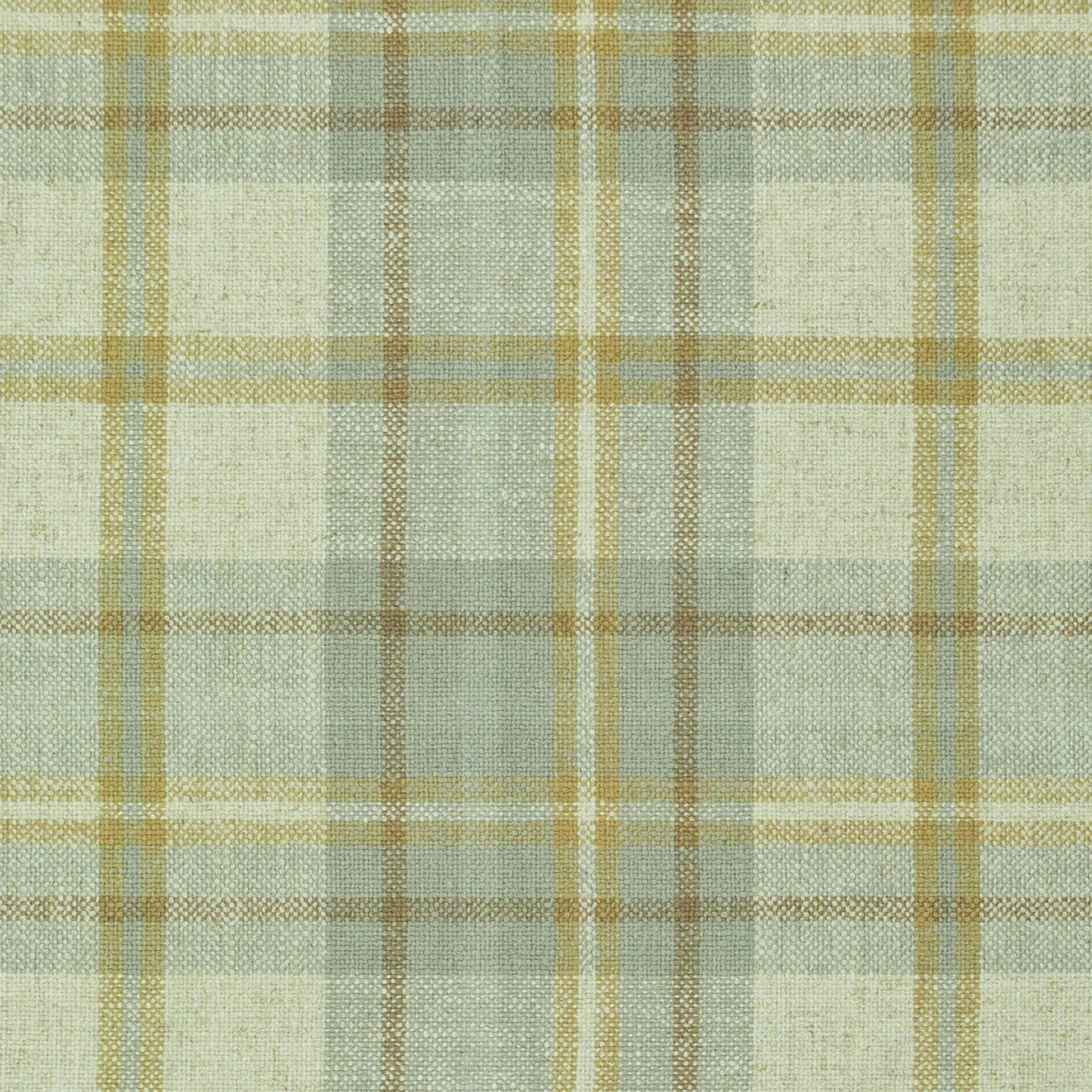 Relaxed Roman Shade in Summer Plaid - Stone