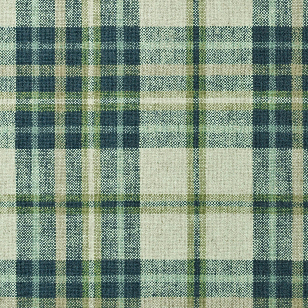 Euro Pleat Drapery in Summer Plaid - Twilight