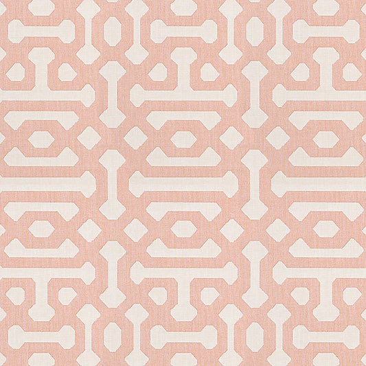 Simple Outdoor Floor Pillow in Sunbrella® Fretwork - Cameo