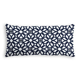 Outdoor Lumbar Pillow in Sunbrella® Luxe - Indigo