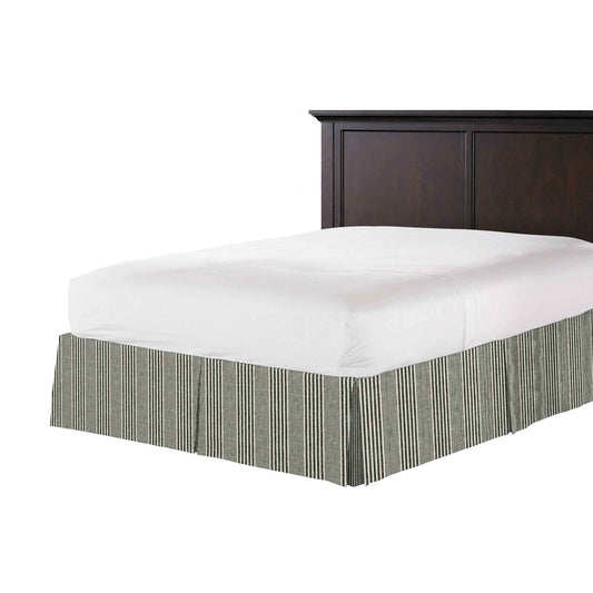 Tailored Bedskirt in All Lined Up - Loon