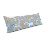 Large Lumbar Pillow in Tobi Fairley Langdon - Azure