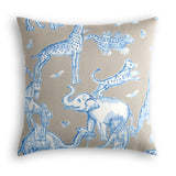 Throw Pillow in Tobi Fairley Langdon - Azure