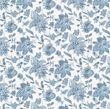 Fabric Swatch: Toile - Blue Skies