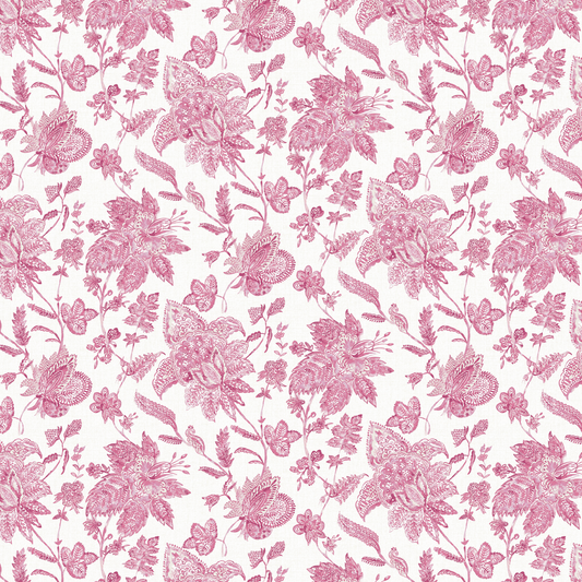 Euro Sham in Toile - Strawberry
