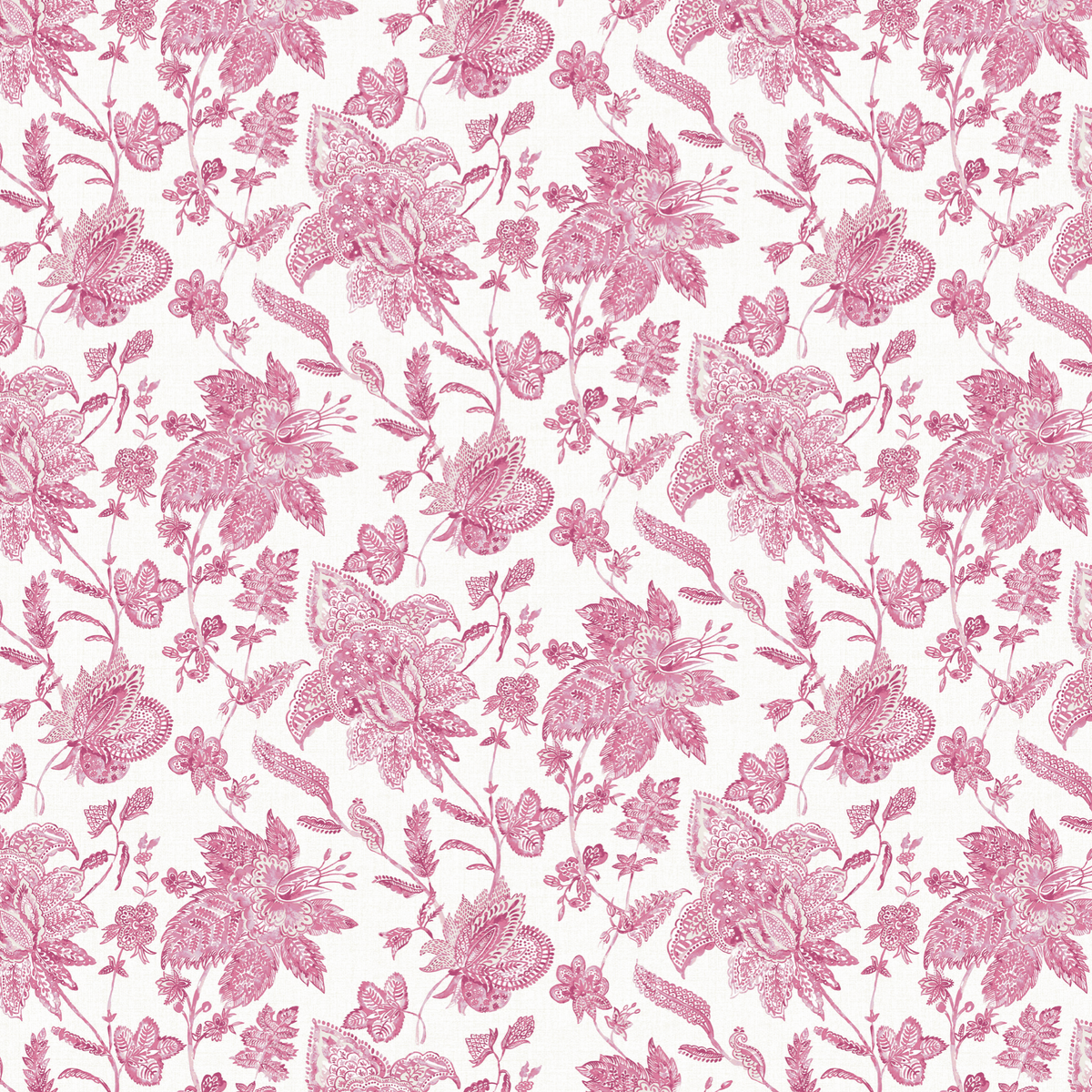Ruffle Bedskirt in Toile - Strawberry
