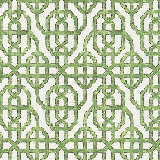 Flat Roman Shade in Trellis Like It Is - Meadow