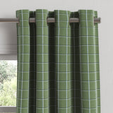 Grommet Drapery in Check With Me - Pine