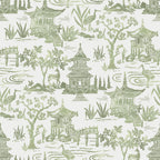 Custom Bench Cushion in Zen Garden - Jade