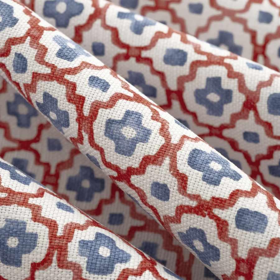 Ruffle Bedskirt in Positive Print - Americana