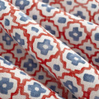 Tailored Bedskirt in Positive Print - Americana