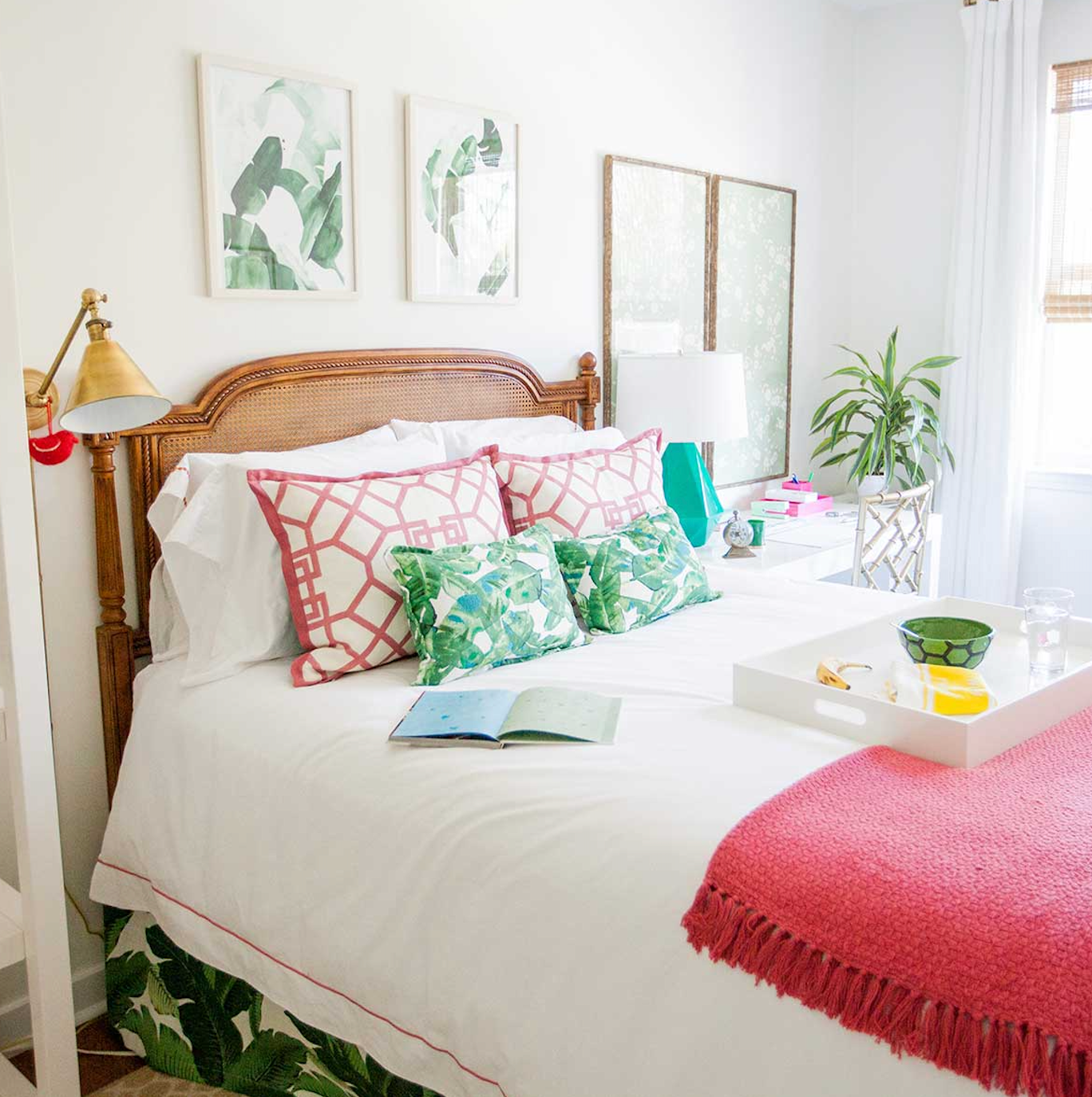 Boudoir Pillow in Be Leaf It - Palm