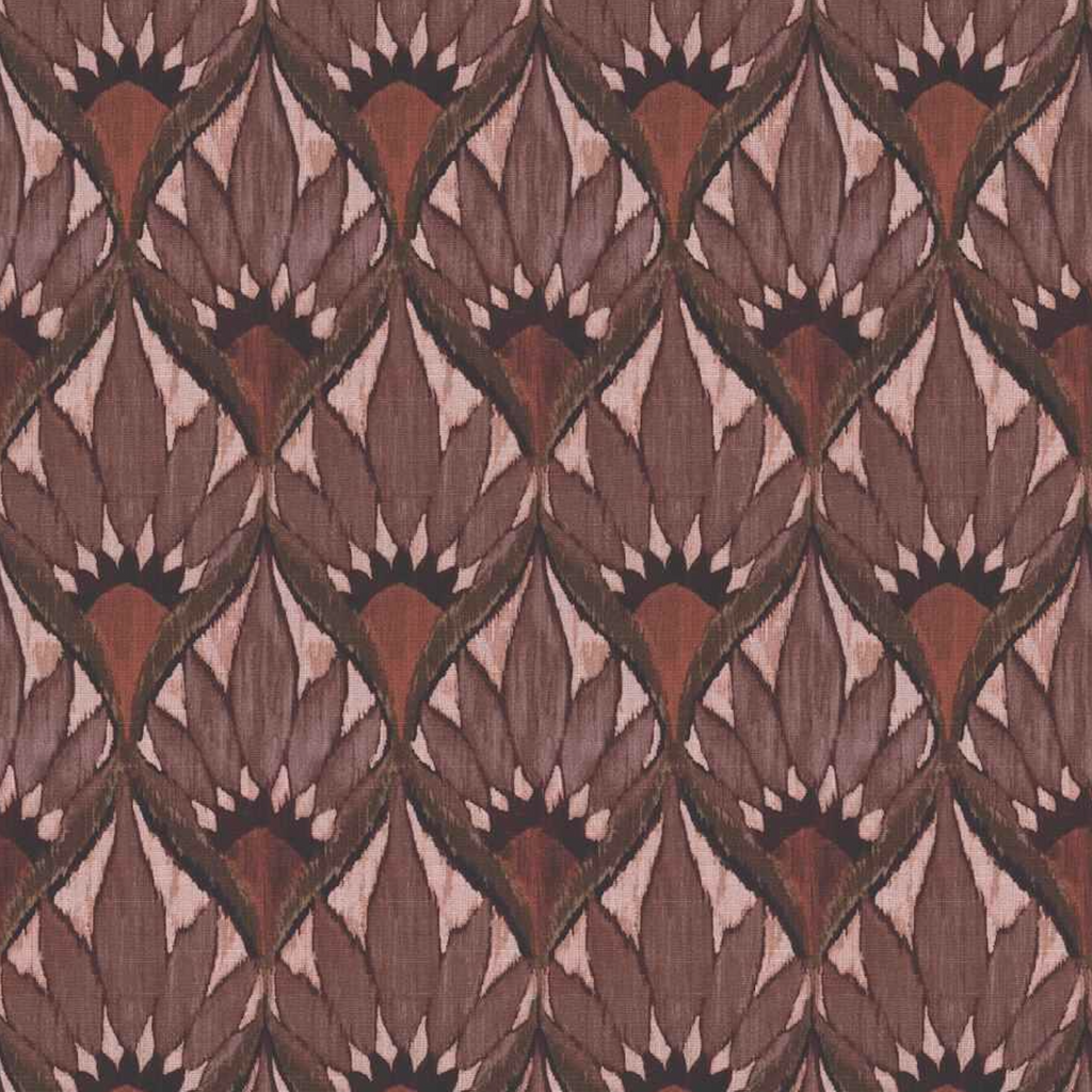 Pinch Pleat Drapery in Petal Press - Berry