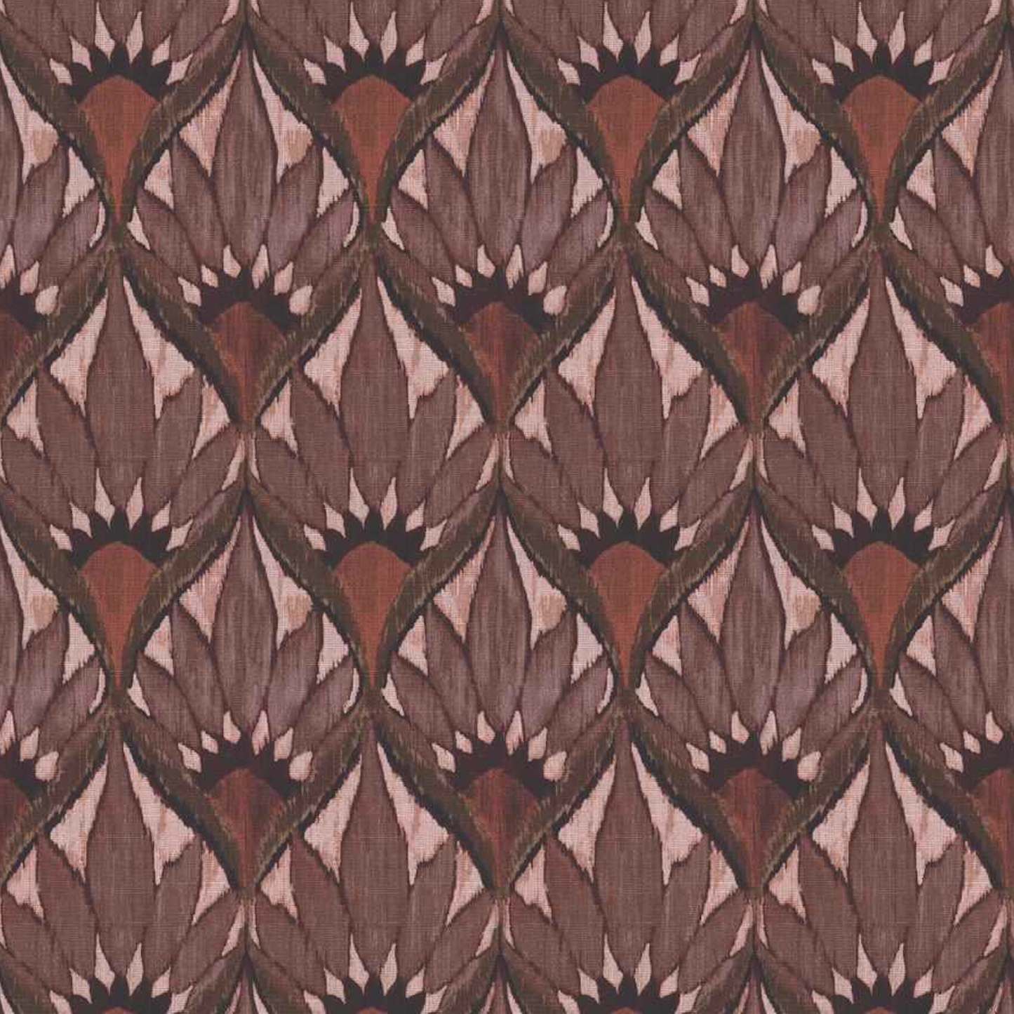 Flat Roman Shade in Petal Press - Berry