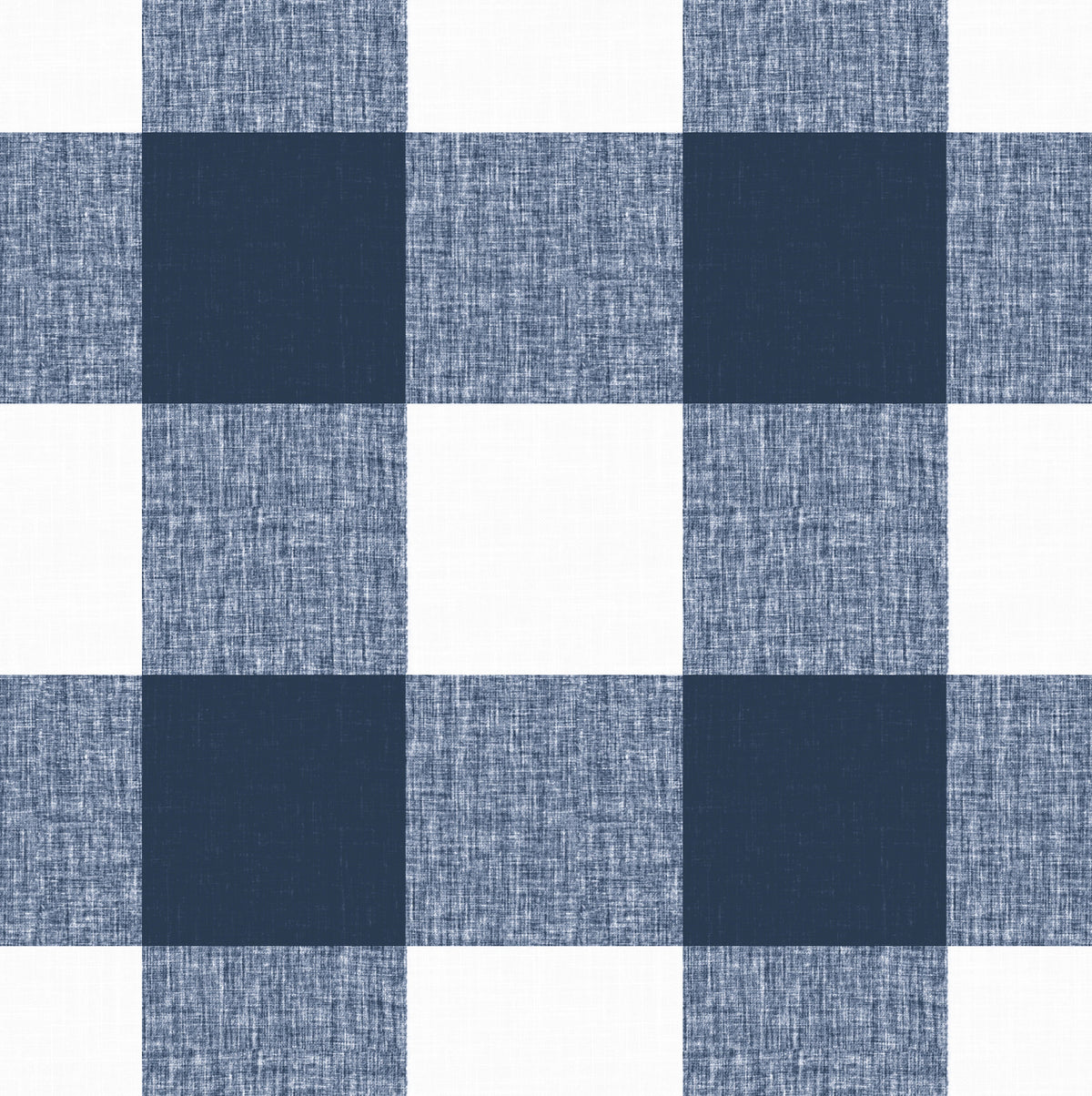 Large Lumbar Pillow in Buffalo Check - Navy