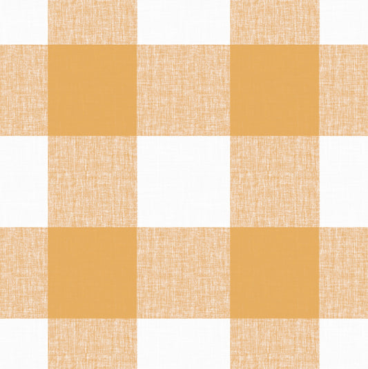 Simple Floor Pillow in Buffalo Check - Sunny