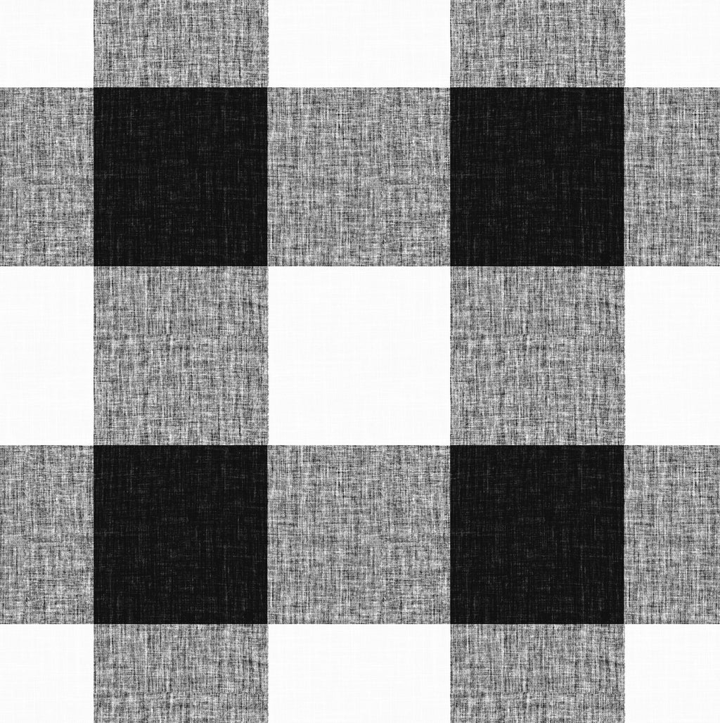 Pillow Sham in Buffalo Check - Black