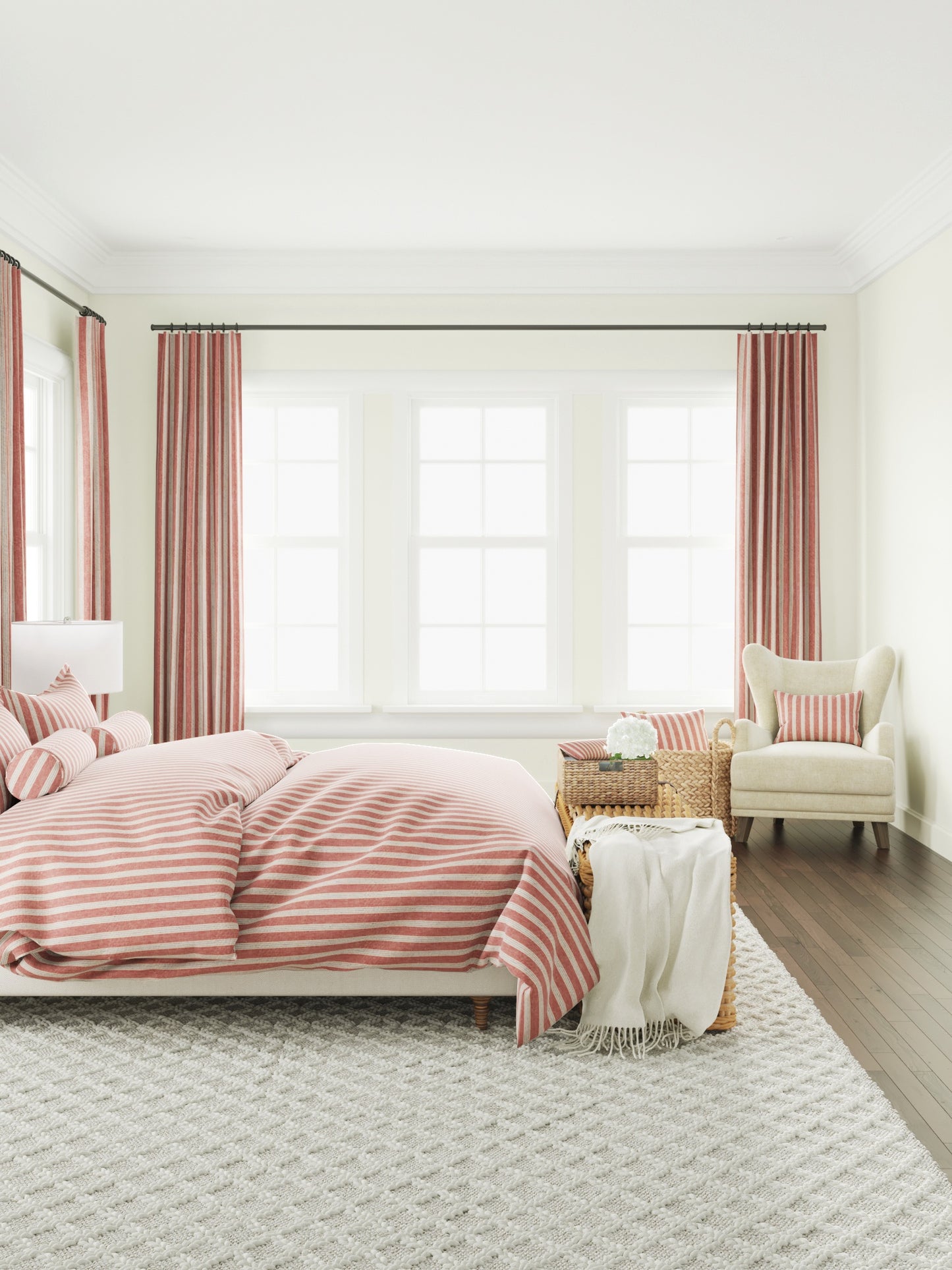 Convertible Drapery in Nautical Stripes - Buoy