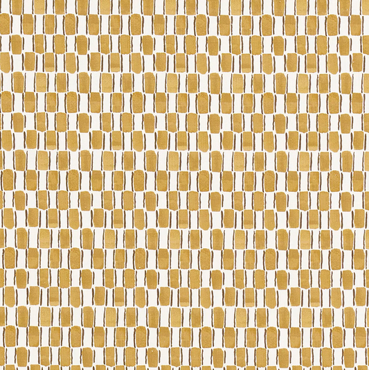 Circular Throw Pillow in Checking In Honey