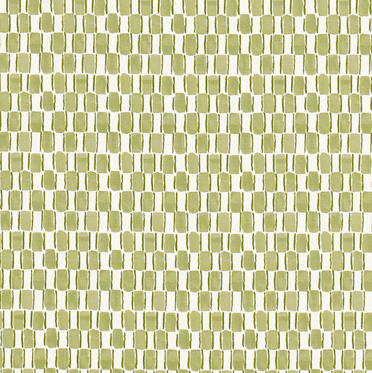 Custom Bench Cushion in Checking In - Matcha