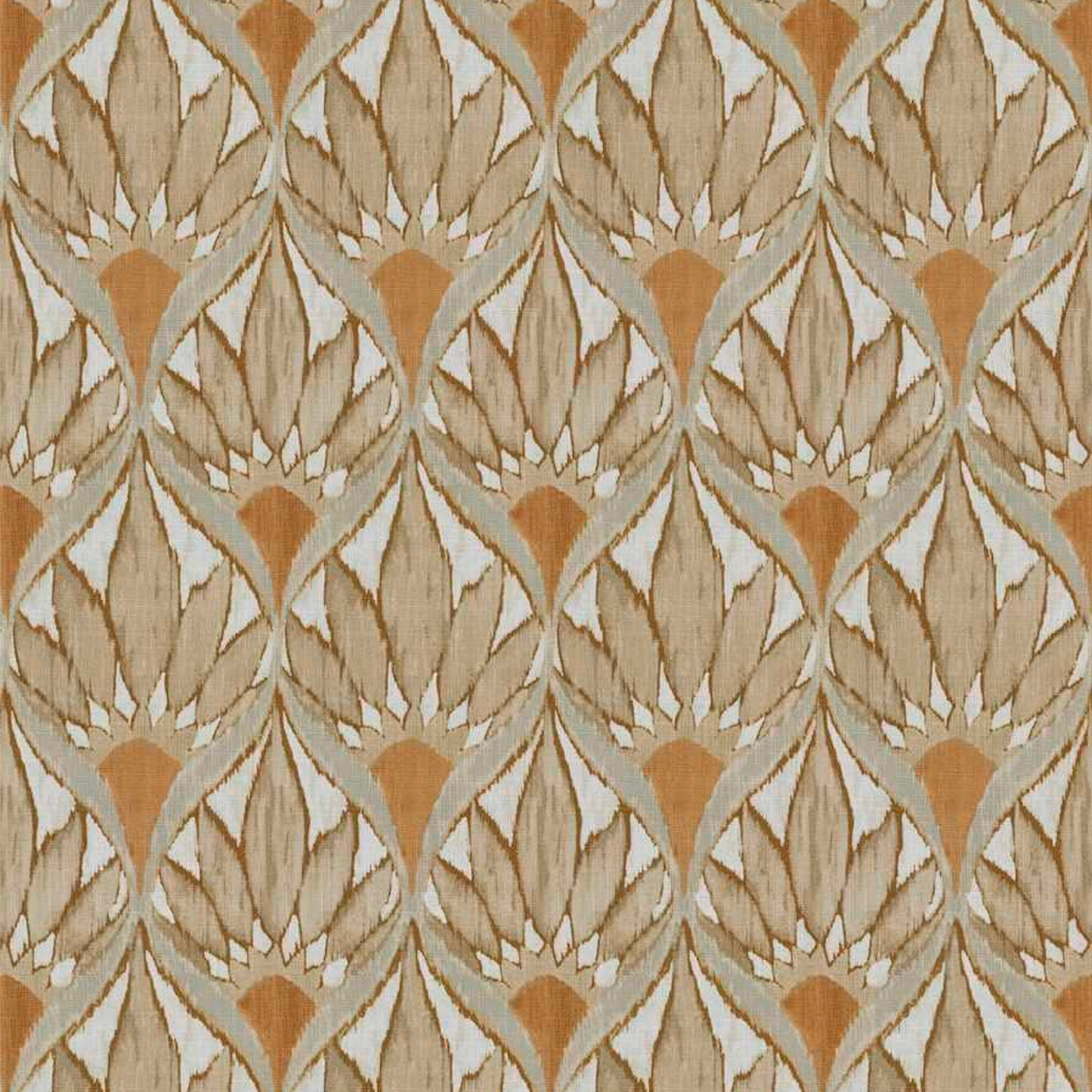 Euro Pleat Drapery in Petal Press - Cinnamon