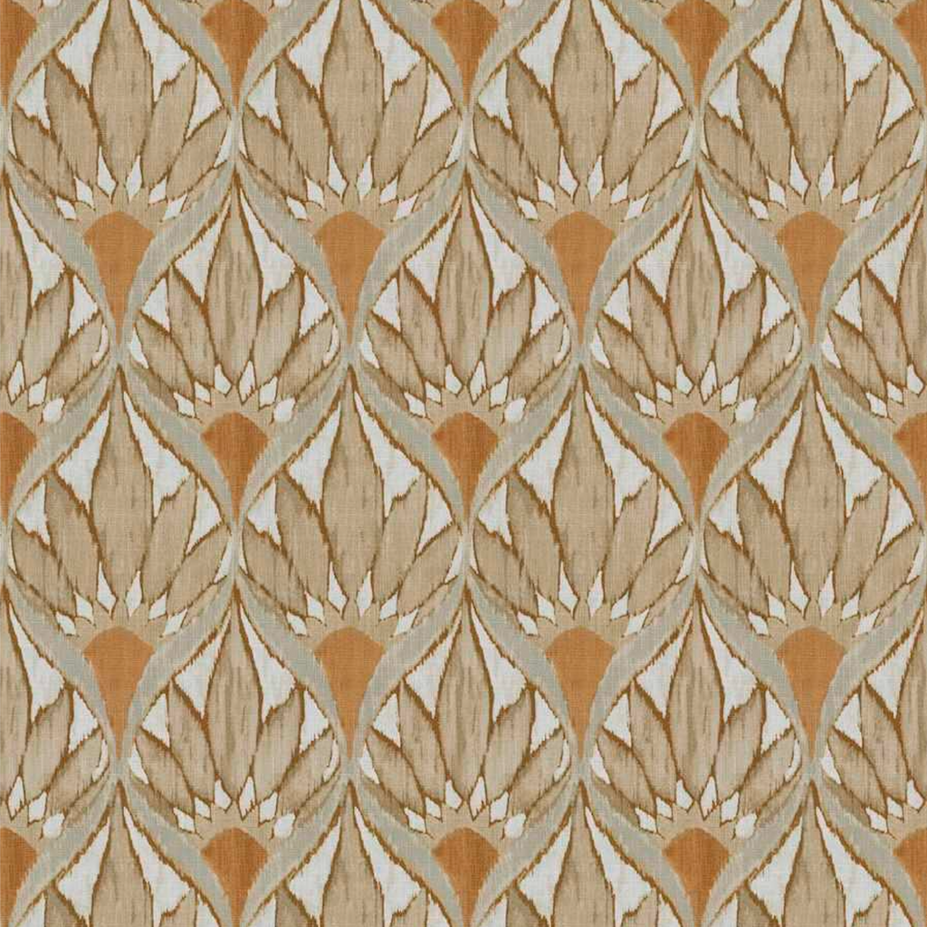 Ruffle Bedskirt in Petal Press - Cinnamon