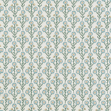 Fabric Swatch: Cottage Flowers - Cool Blue