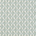 Tulip Roman Shade in Cottage Flowers - Cool Blue