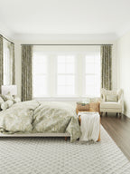 Ruffle Bedskirt in Country Toile - Ivy