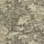 Custom Bench Cushion in Country Toile - Onyx
