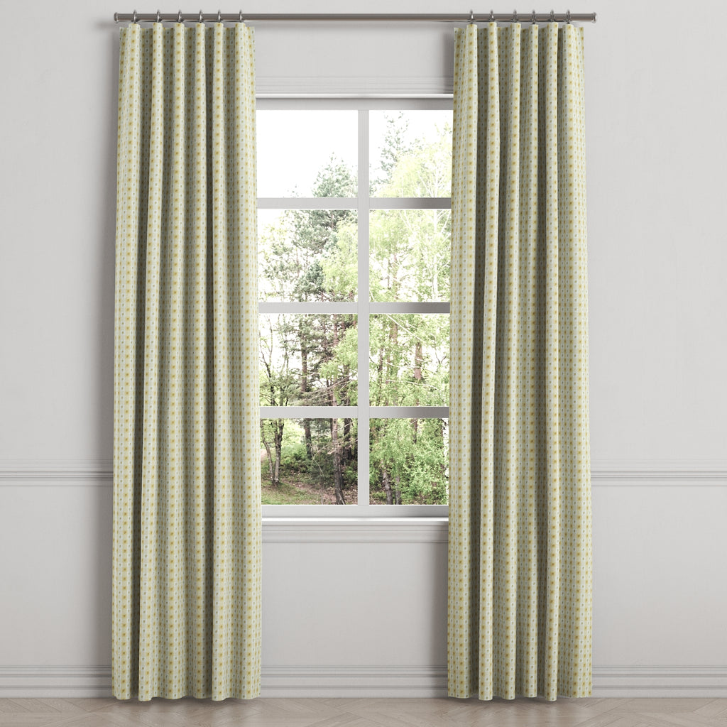 Convertible Drapery in Luxe Gingham - Butter