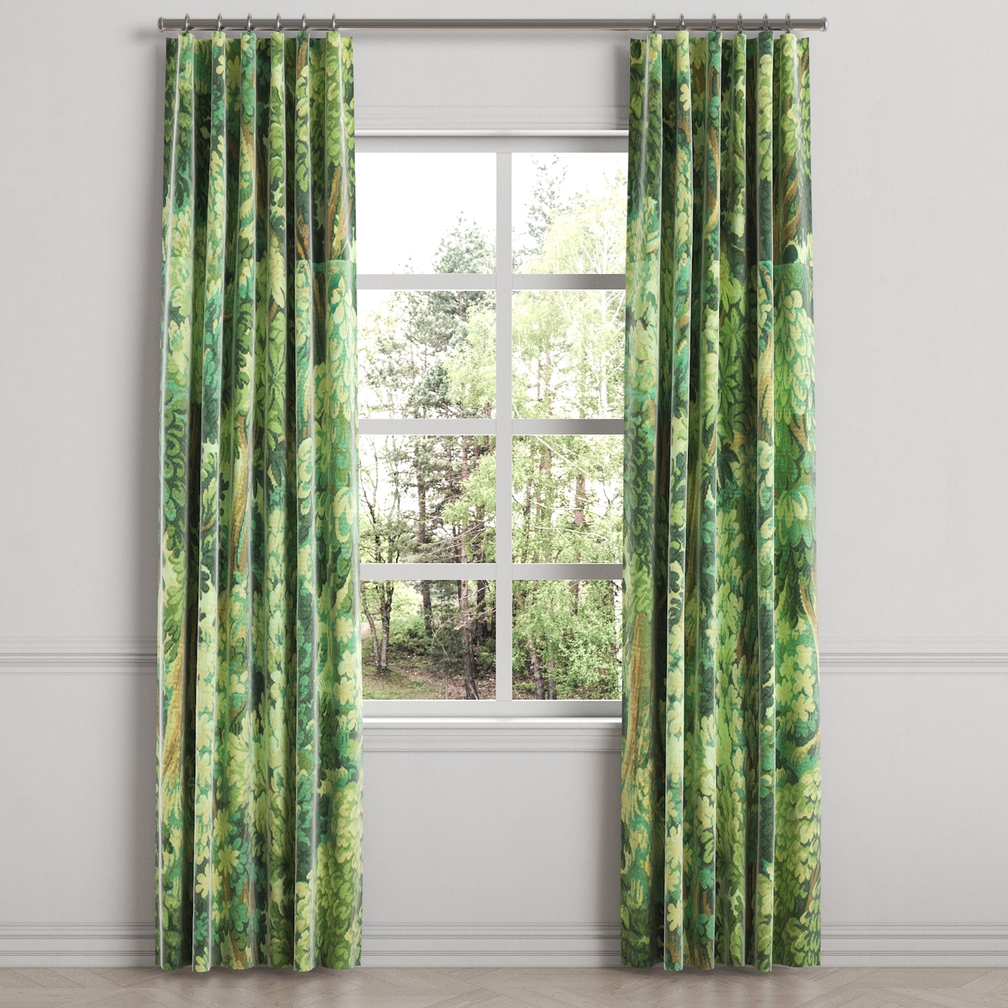 Convertible Drapery in Enchanted Forest - Emerald