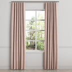 Convertible Drapery in Woven Cotton - Pink