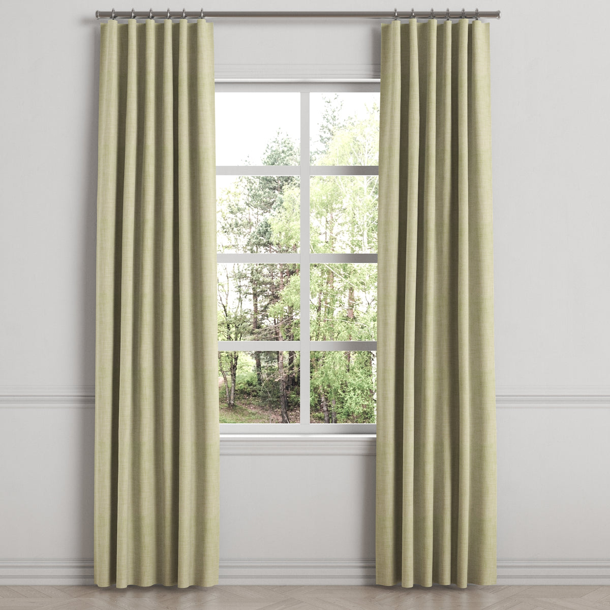 Convertible Drapery in Woven Cotton - Sand