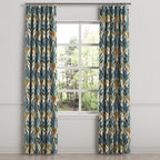 Convertible Drapery in Petal Press - Aquamarine
