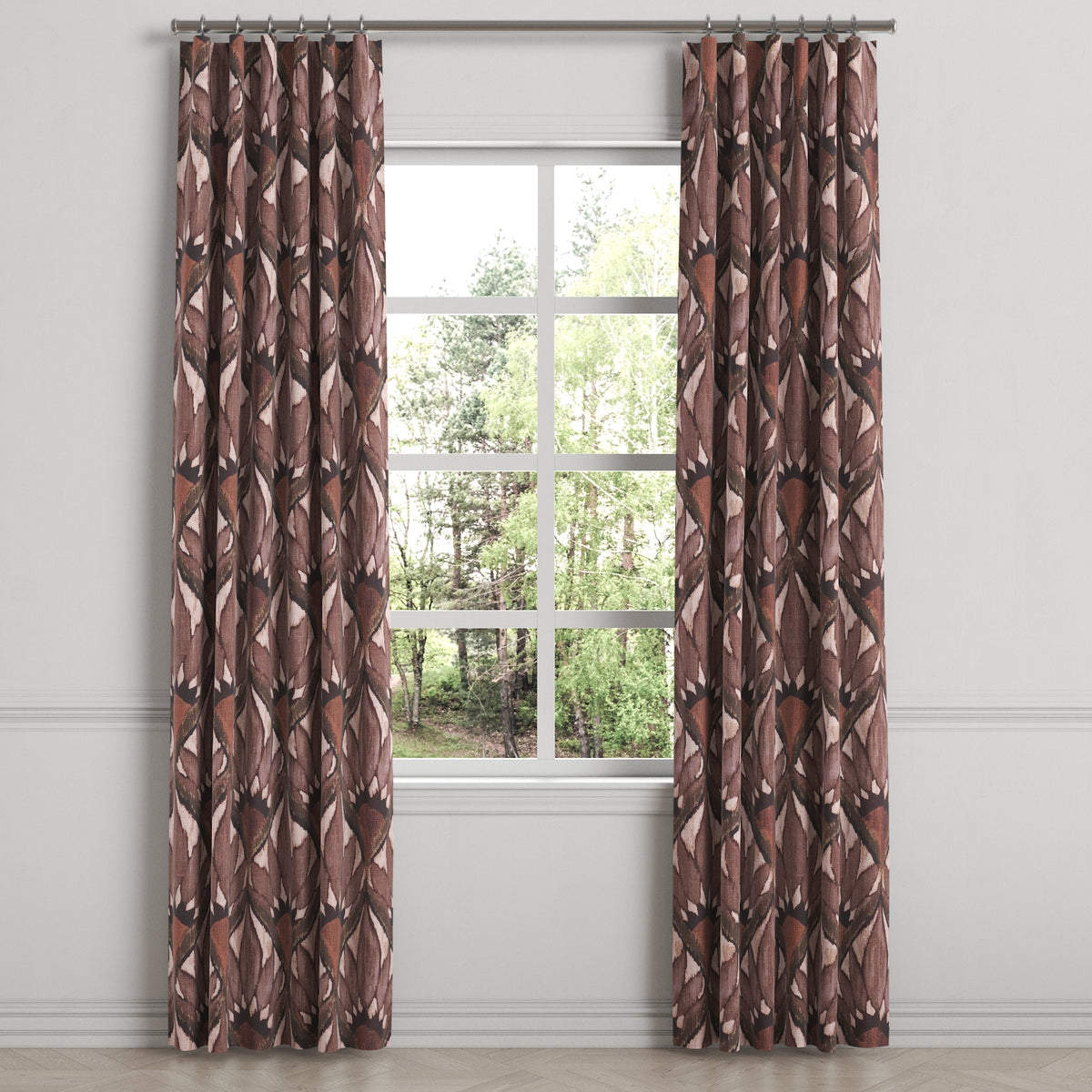 Convertible Drapery in Petal Press - Berry