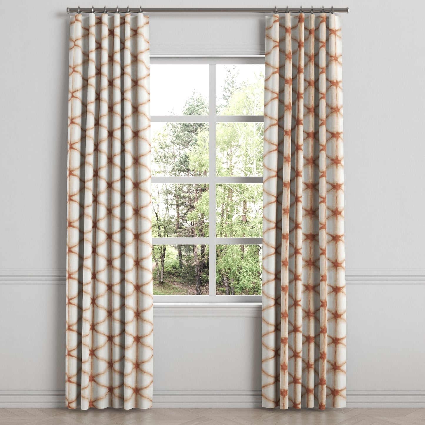 Convertible Drapery in Point Taken - Coral