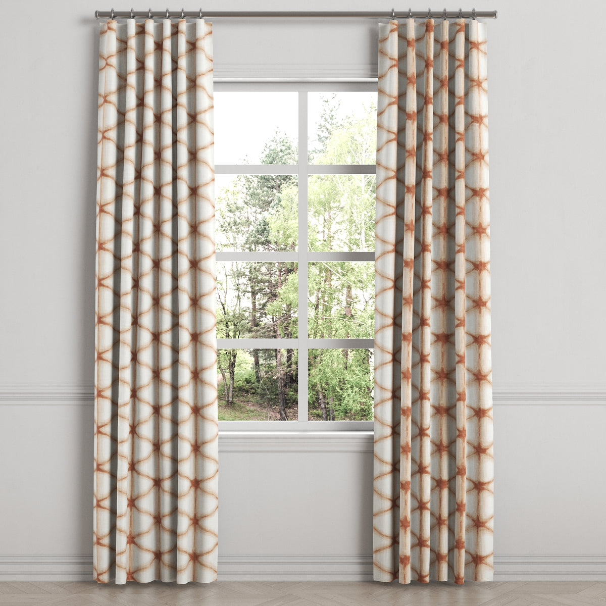 Convertible Drapery in Point Taken - Coral