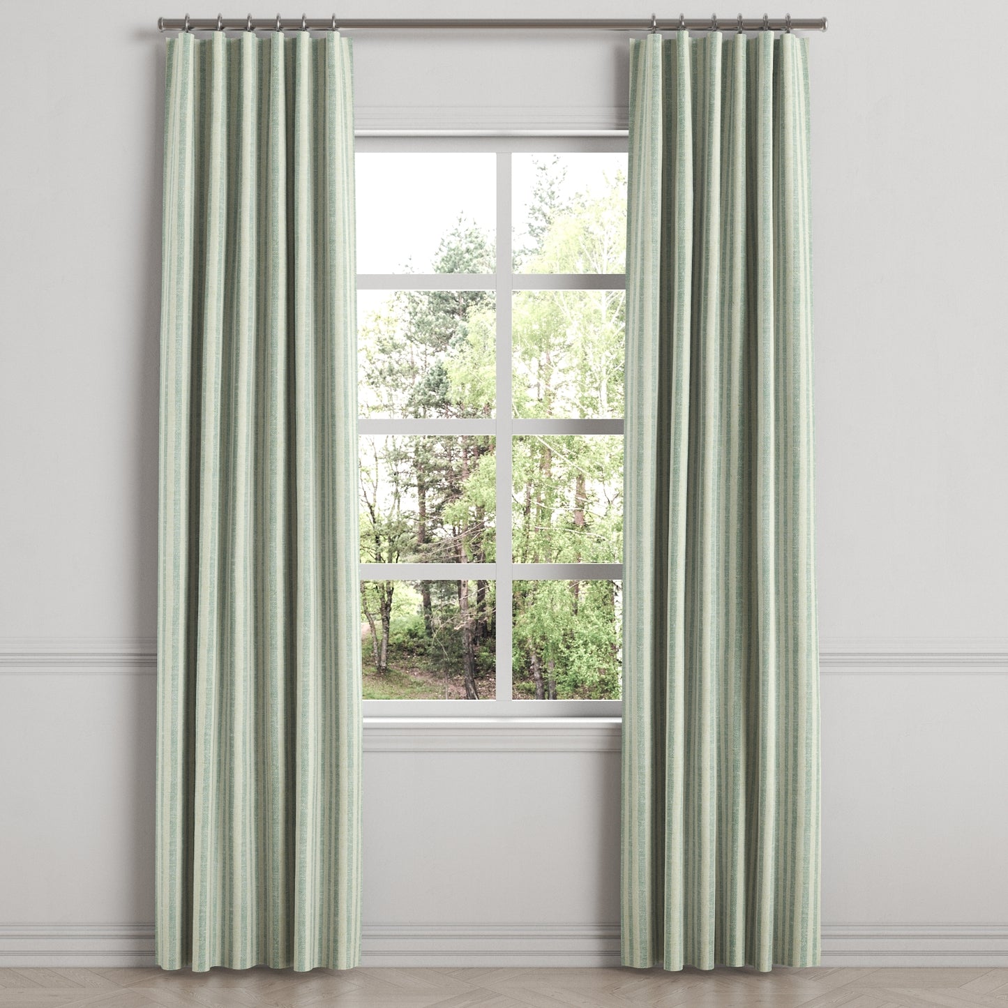 Convertible Drapery in Candy Shop Stripes - Bottleglass