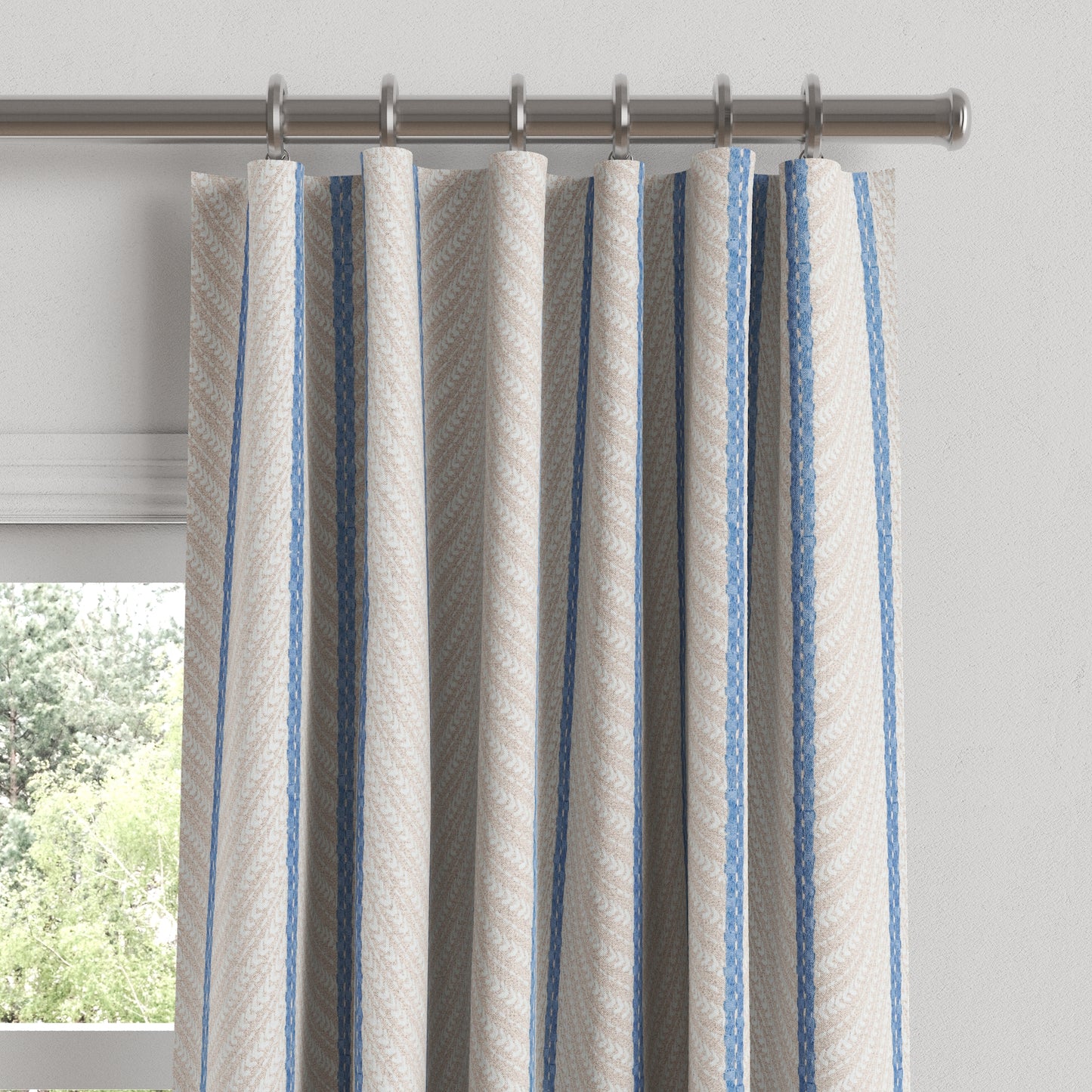 Convertible Drapery in Ophelia - Blue