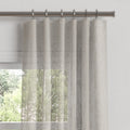 Convertible Drapery in Linen Sheer - Limestone Gray