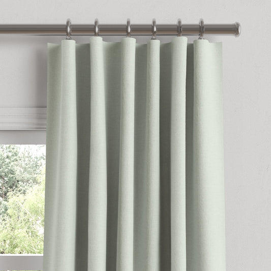 Convertible Drapery in Lush Linen - Seafoam