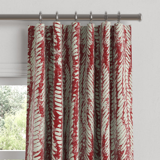 Convertible Drapery in Rope Walk - Grenadine