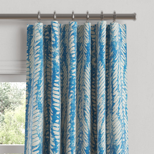Convertible Drapery in Rope Walk - Persian Blue