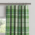Convertible Drapery in Summer Plaid - Green Apple