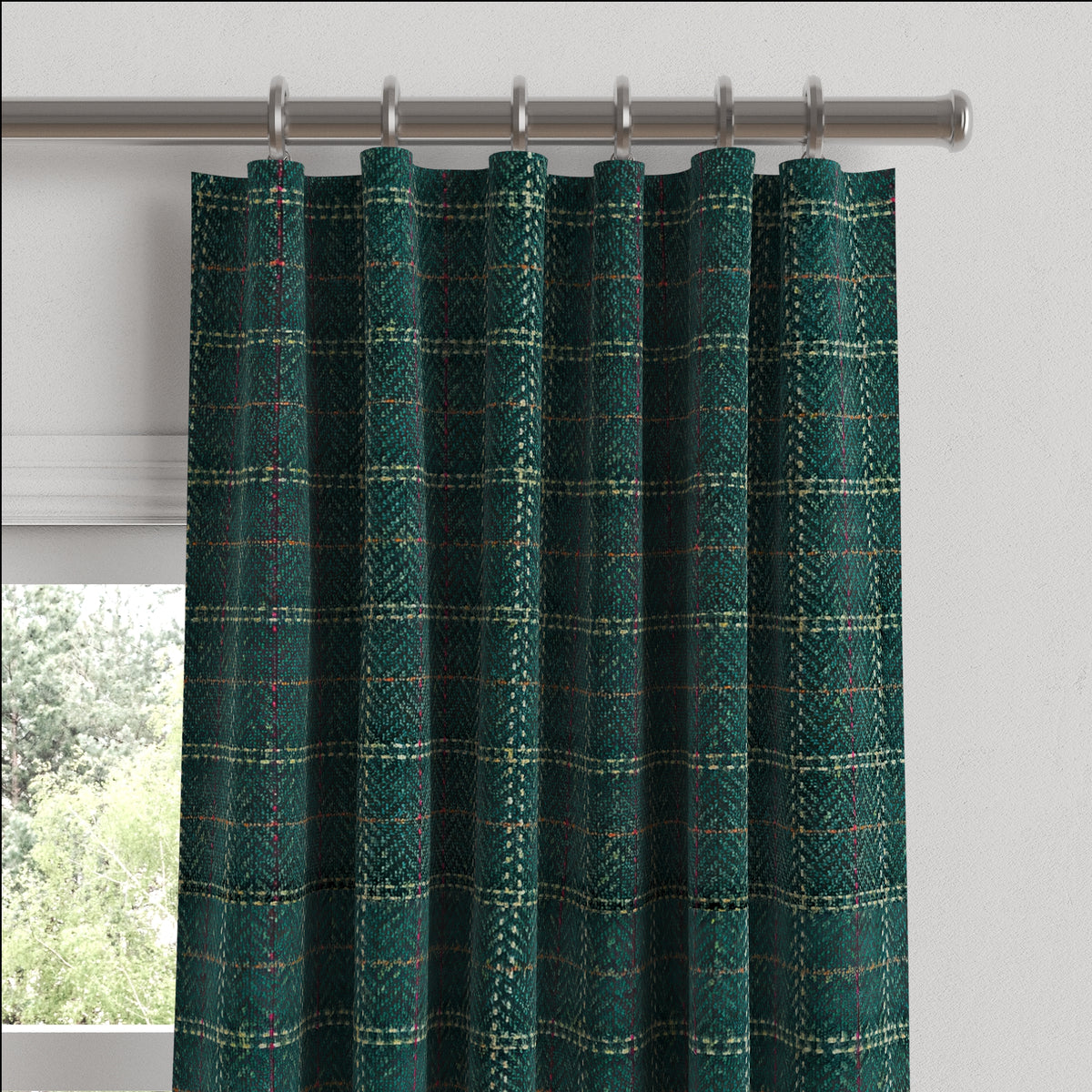 Convertible Drapery in After Hours - Green