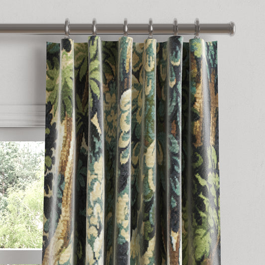 Convertible Drapery in Enchanted Forest - Peridot