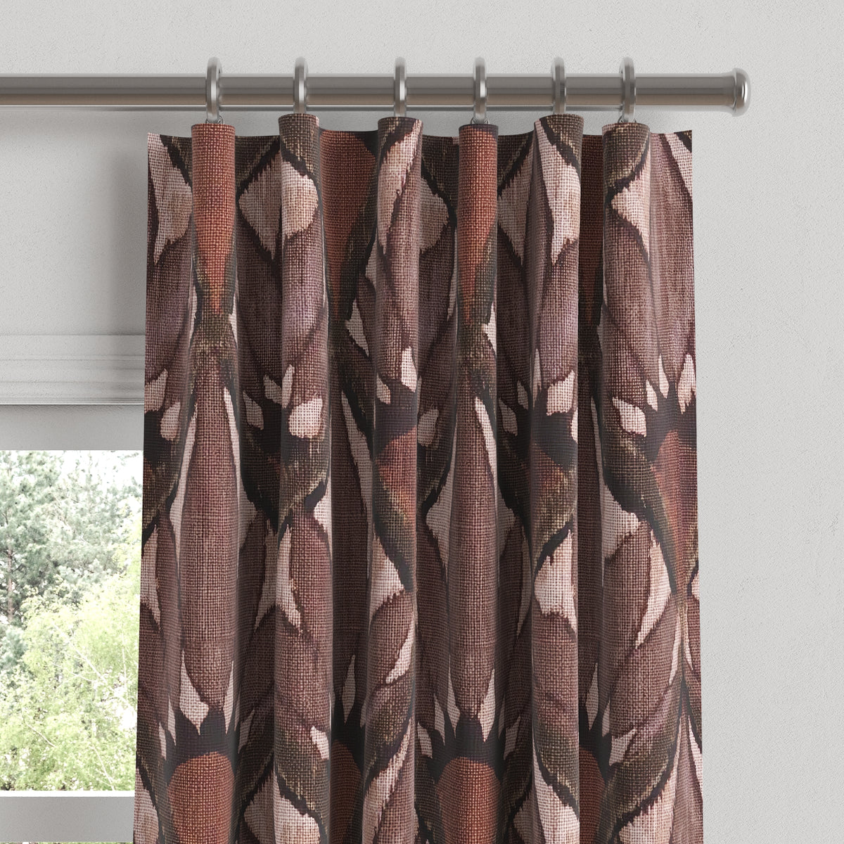 Convertible Drapery in Petal Press - Berry