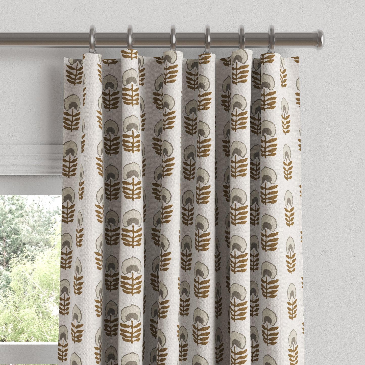 Convertible Drapery in Mini Florals - Birch